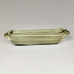 34.26 ct Prasiolite special cut 35.09 x 15.56 mm