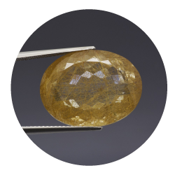 20,81 ct. Cuarzo Rutilado Ovalada