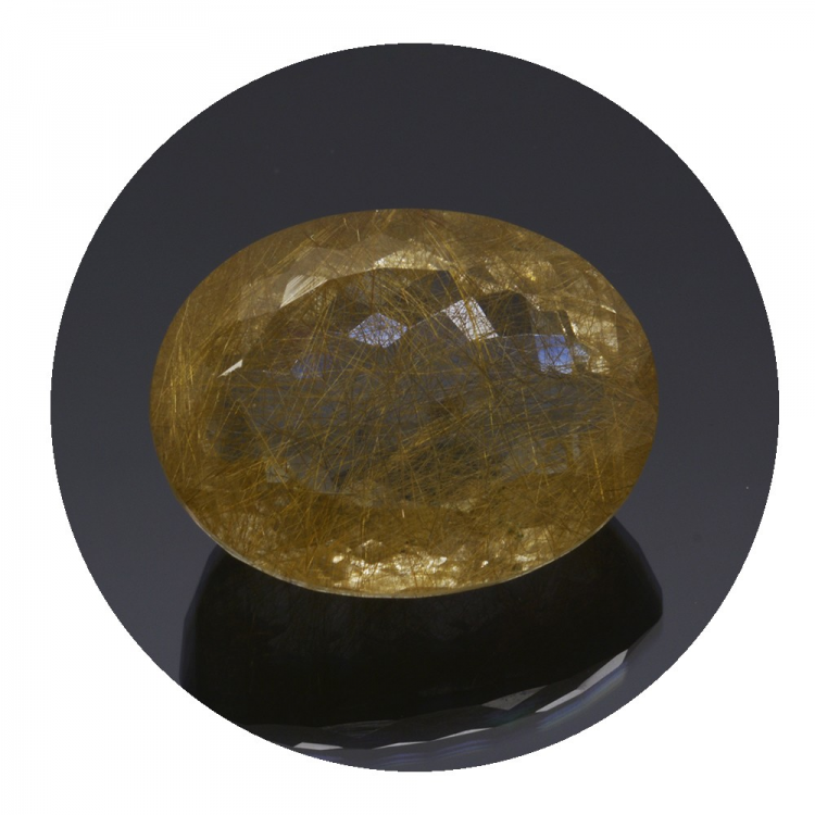 20,81 ct. Cuarzo Rutilado Ovalada