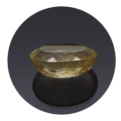 35,51 ct Quartz rutilé Ovale