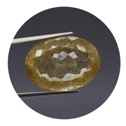 35,51 ct. Rutile Quartz Oval Cut