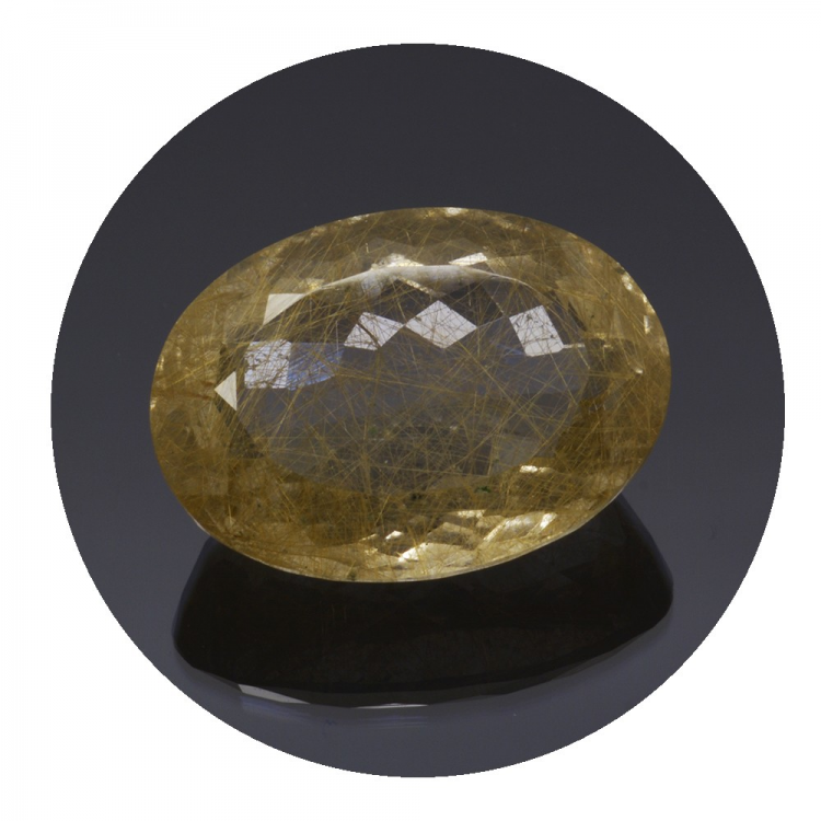 35,51 ct. Rutile Quartz Oval Cut