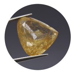 19,15 ct.Rutilquarz Birne