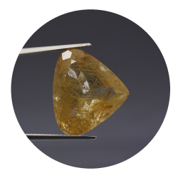 19,15 ct. Quartz rutilé Poire