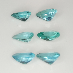 1ct Apatite Taille Poire 6x4mm