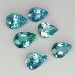 1ct Apatite Taille Poire 6x4mm