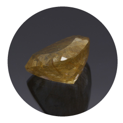 19,15 ct. Rutile Quartz Pear Cut