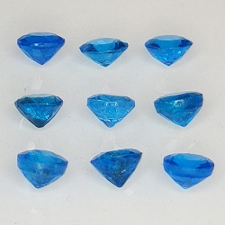 Taglio rotondo di apatite da 1 ct, 2,75-4,05mm