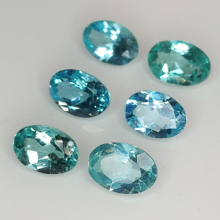 1ct Apatite Taille Ovale 6x4mm