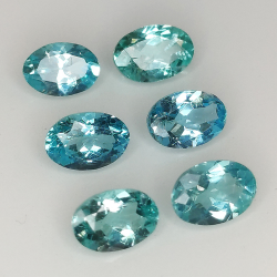 1pc Apatite Oval Cut 5x4mm