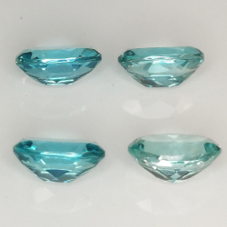 1 pezzo di apatite con taglio ovale7x5mm