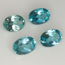 1 pezzo di apatite con taglio ovale7x5mm