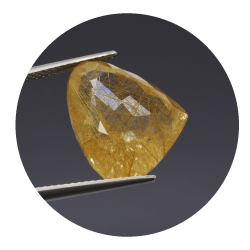 14,99 ct. Rutile Quartz Pear Cut