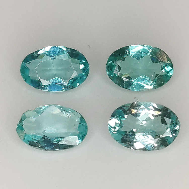 1pc Apatite Oval Cut 6x4mm