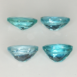 1pz Apatite Taille Ovale 6x4mm