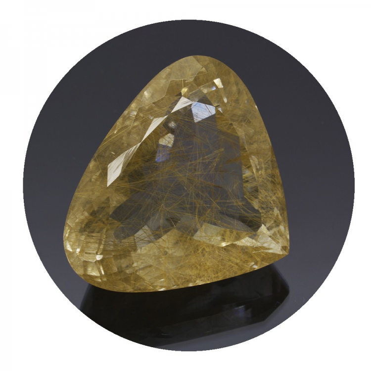 63,98 ct. Rutile Quartz Pear Cut