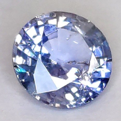 1.11ct Sapphire round cut 6.38 - 6.41 mm