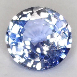 1,11 ct Saphir im Rundschliff 6,38 - 6,41 mm