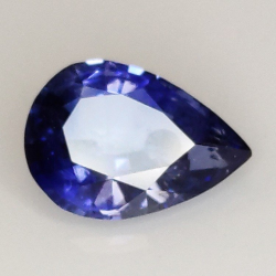 Zaffiro taglio a pera da 1,21 ct 8,09 x 5,66 mm