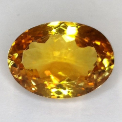 11.72ct Cuarzo Citrino Talla Oval 15,90 x 11,49 mm