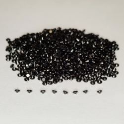 17,31 ct Spinelle noir taille ronde 1,5 mm