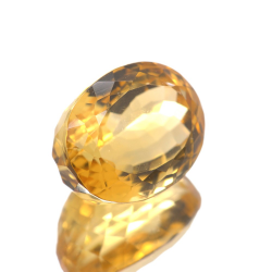 12,50 ct. Citrine Oval Cut