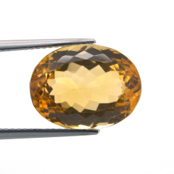 12,50 ct. Citrine Oval Cut