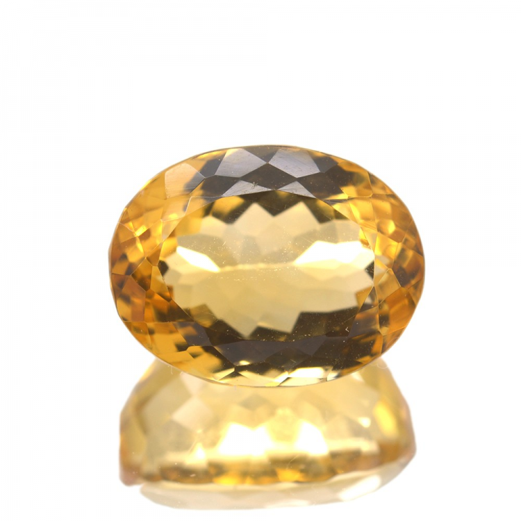 12,50 ct. Citrine Oval Cut