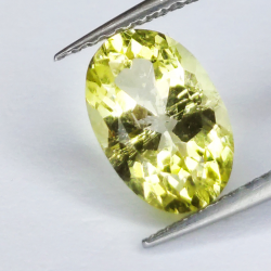 1,54 ct Heliodorus Ovalschliff 9,10 x 6,18 mm