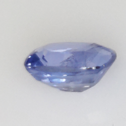 0,97 ct blauer Saphir im Kissenschliff 6,34 x 4,90 mm