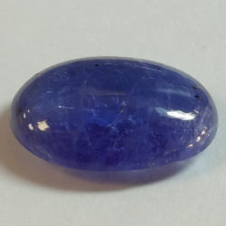 Tanzanite taille ovale 6,91 ct 15,20 x 10,52 mm