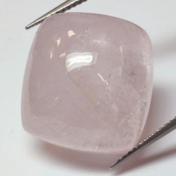 Cabochon di Morganite da 32,89 ct, 17,53x18,69 mm