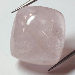 Cabochon di Morganite da 32,89 ct, 17,53x18,69 mm