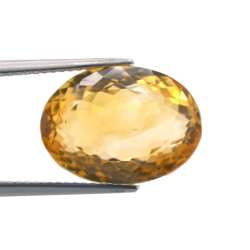 12,33 ct. Citrine Oval Cut