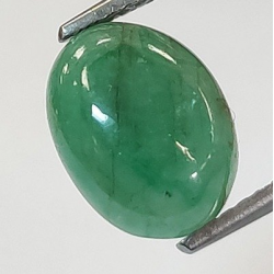 2,76ct Esmeralda Talla Oval en Cabujón 10,31x7,81mm