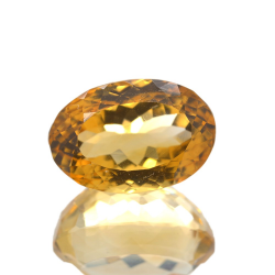 12,33 ct. Citrine Oval Cut