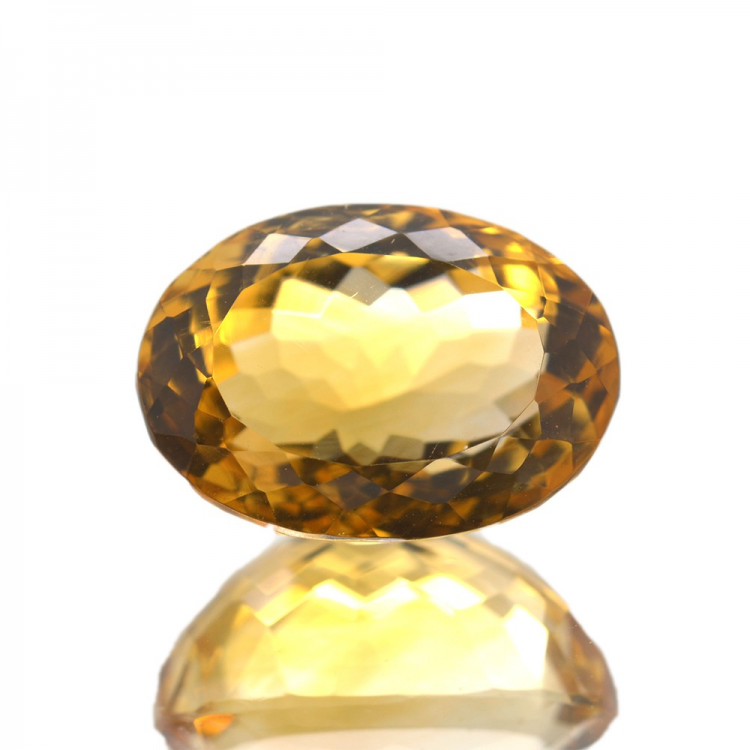 12,12 ct. Citrine Oval Cut