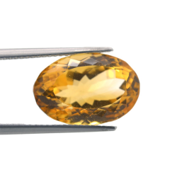 12,12 ct. Citrine Oval Cut