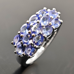 Bague Argent et Tanzanite