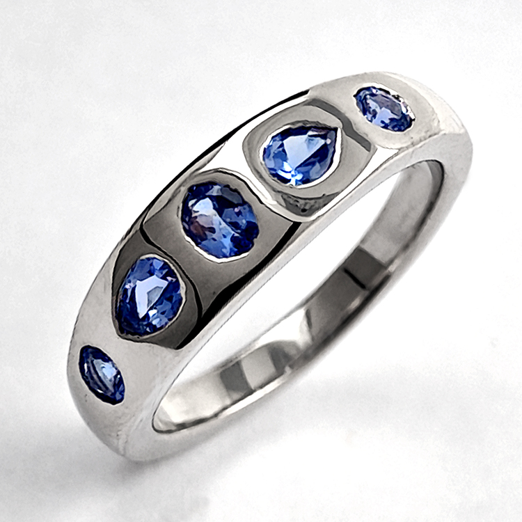 Bague Argent et Tanzanite