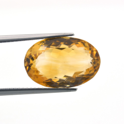 10,91 ct. Citrine Oval Cut