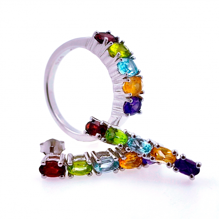 Set Multigemas in argento sterling 925