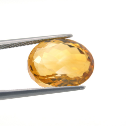 11,82 ct. Citrin Oval