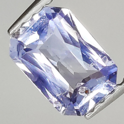 0.87ct Emerald cut sapphire 6.87 x 4.80 mm