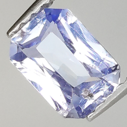 0.87ct Emerald cut sapphire 6.87 x 4.80 mm