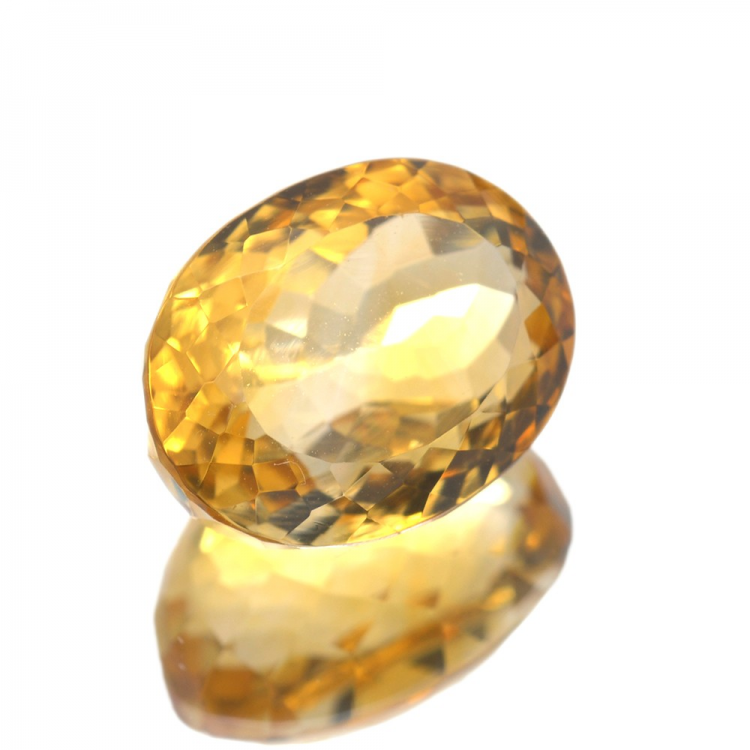 12,29 ct. Citrine Oval Cut