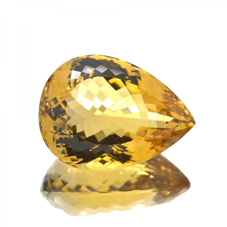 62,61 ct. Citrine Pear Cut