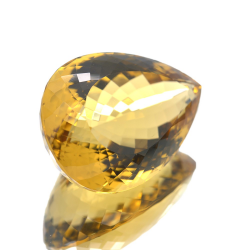 62,61 ct. Citrine Pear Cut