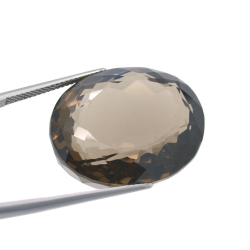 55,27ct Rauchquarz Oval