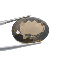 44,88 ct. Rauchquarz Oval